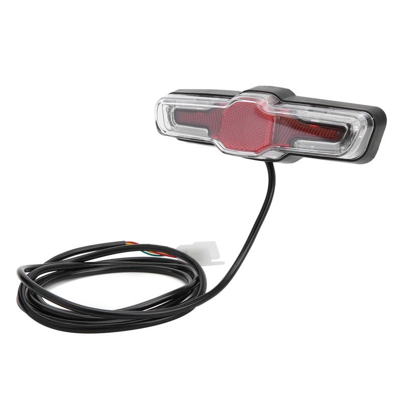 Electric Bicycle Rear Light 5LEDs ABS 36V/48V/60V for Hub Motor