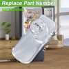 RUHUALIFE 【Upgraded】 Left & Right Refrigerator Vegetable Tray Crisper Drawer