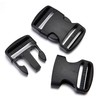 IRYNA 25mm/1inch Buckles Clips Rucksack Clips,Quick Flat Side Release Buckle
