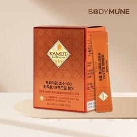 Bodymun 프리미엄 카무트 효소 100만 역가 (1개월분) 3g x 30포 Premium Kamut Enzyme 1,000,000 Units (1 Month Supply) 3g x 30 Sachets