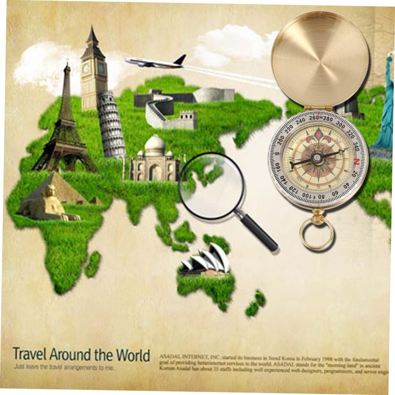 CORHAD Metal Silva Compass Camping Compass Pocket Watch Style High