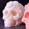 Molde De Silicon Calavera Rosas Velas Dia De Muertos