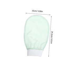 Mikinona Elegant Bath Towel Soft Body Scrub Mitts Exfoliating Glove for Smooth Skin
