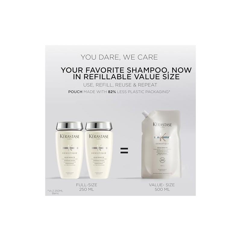 Kerastase Densifique Bain Densitè Refill 500ml - eco-ricarica shampoo densificante