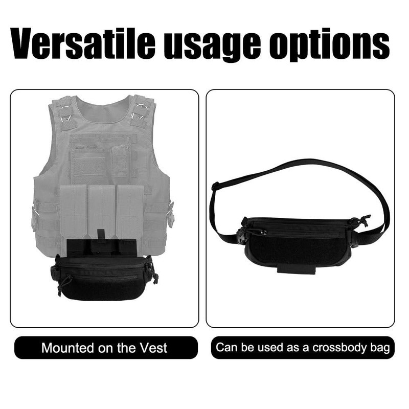 Tactical Drop Dangler Pouch,Magic Strap Sub Abdominal Carrying Kit Bag