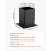 VEVOR 6x6 Post Base 4 Pcs, Inner Size 5.6x5.6 inch