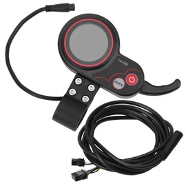 VGEBY Electric Thumb Throttle, Durability Plastic Thumb Throttle with Display 2 in 1 Speedometer Manual Control Panel for Electric Bike Scooter(60V) Scooter Thumb Throttle 52Throttle