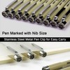 MOLHEM 12 Pcs Fineliner Pens, Micron Pens, Black Drawing Pens