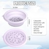 Silicone Face Ice Bath Bowl,Collapsible Face Bowl for Ice with