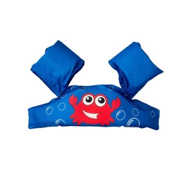 BE POSITIVE Flotadores para Niños Alberca Diversión y Seguridad - Diseños Divertidos y Coloridos (Cangrejo)