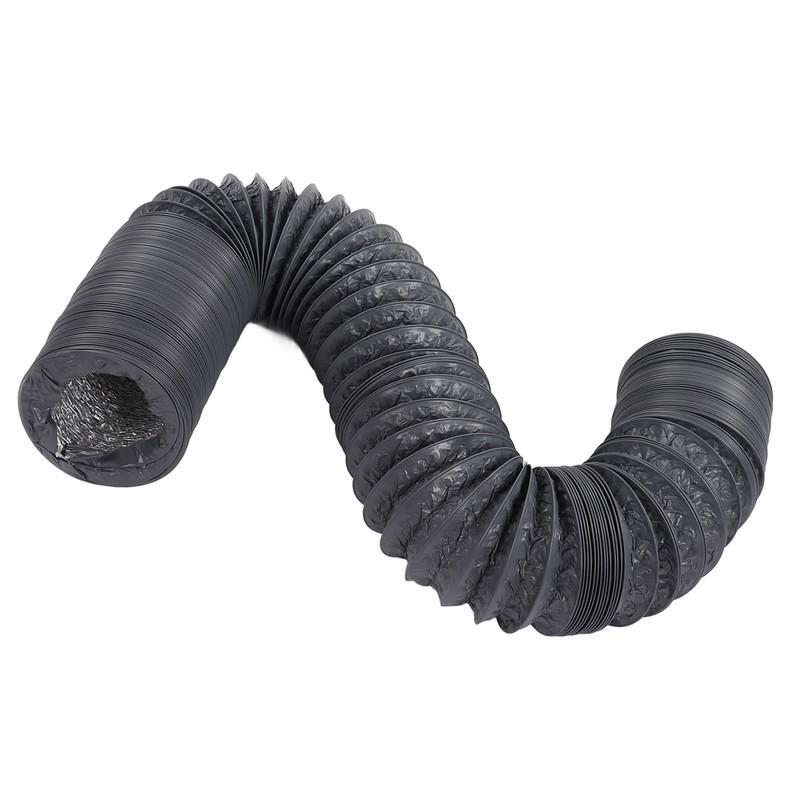 Flexible Aluminum Ducting Duct 1m Length with Clamp for Ventilation