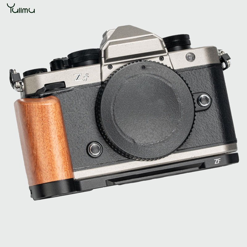Yullmu zf Hand Grip L Shape Grip Wood Handle Tripod