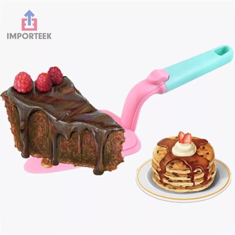 Importeek Cuchillo Rebanador Pastel Reposteria Pan Espatula Cortador