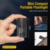 BORUIT V20 Small Powerful Pocket Flashlight,180°Head Swivels with Cob Side
