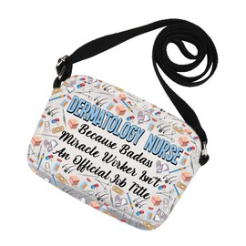 Funny Dermatology Nurse Gift Derm Nurse Crossbody Bag for Derm Crew Cosmetic Nurse Aesthetic Nuse (DermatologyBag)