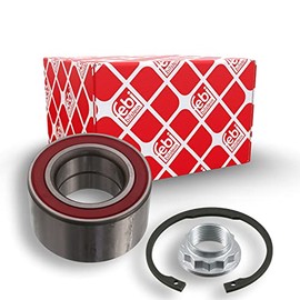 febi bilstein 21954 Wheel Bearing Kit with Axle Nut and Retaining Ring, 1 Piece