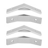 MOUMOUTEN Aluminium Profile Corner Braces Bracket, 10 Pieces Bracket Angle