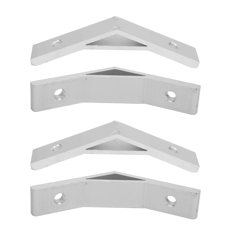 MOUMOUTEN Aluminium Profile Corner Braces Bracket, 10 Pieces Bracket Angle