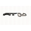overlay 3PCS Gloss Black AT4 Emblem Sierra Fit 2019-2022 GMC