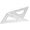 okhobby 2 Pack Triangle Ruler, Acrylic Scale Architectural Drawing Drafting