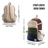 Large Hemp Backpack Multi 8 Functional Pocket Bag - Eco