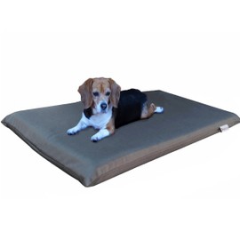Dogbed4less XL Memory Foam Dog Bed for Medium to Large Pet, Waterproof Liner with Washable Durable External Cover
