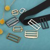 sourcing map 4Pcs Metal Slide Buckle, 2" Metal Zinc Alloy