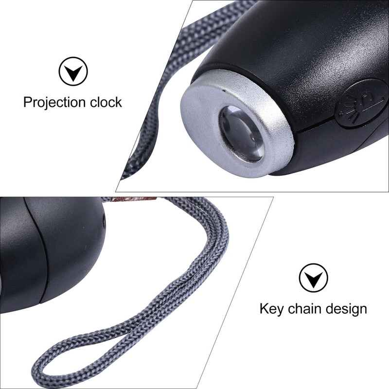 Gatuida 2 Pcs Electronic Projection Clock for Bedroom Ceiling Night