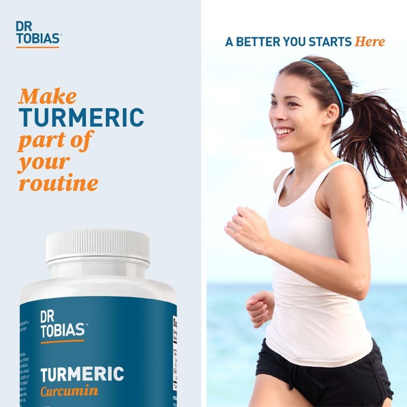 Dr. Tobias Turmeric Curcumin 1500mg with BioPerine – Extra Strength