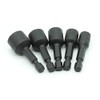 TEMO 5 pc Impact Ready Nut Driver Magnetic Nutsetter Set