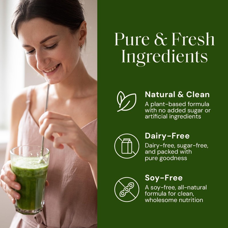 Plant Based Super Greens Powder Mix, Pineapple, 9.5oz