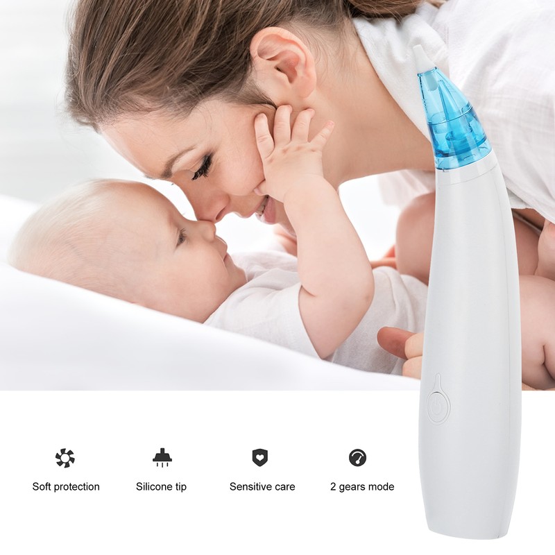 Baby Nasal Aspirator Electric Infant Nose Cleaner Silicone Automatic Booger