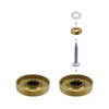 Rannb Decorative Mirror Screws Gold Cap Cover Nails 1"/25mm Cap