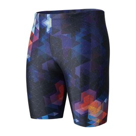 Angel season Swim Jammers for Men Quick Dry Athletic Compression Training Swimsuit Durable Chlorine Resistant Swim Short Dark Blue