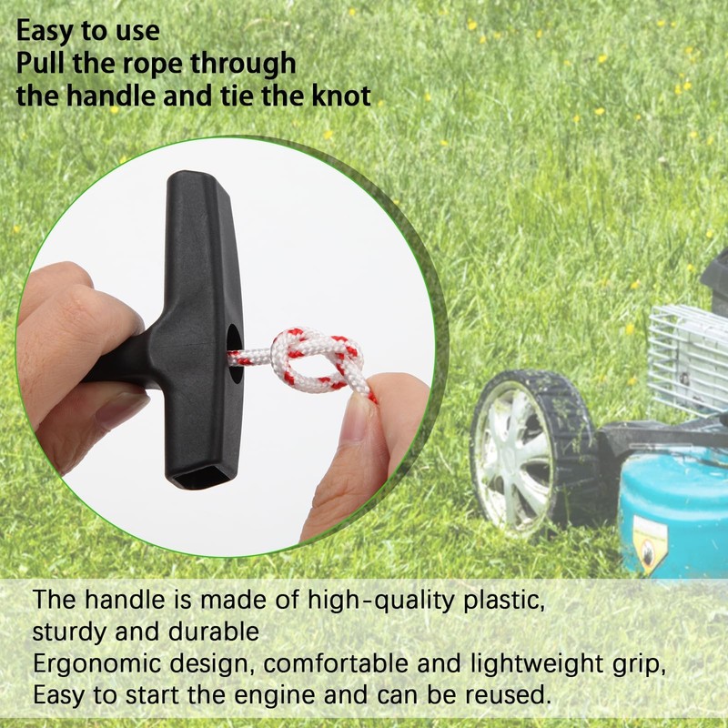 TXXATX 10 m Starter Rope Lawnmower 3 mm Pulley Lawn