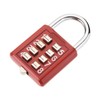 MroMax 1Pcs 8-Digit Combination Padlock Push Button Lock for Locker