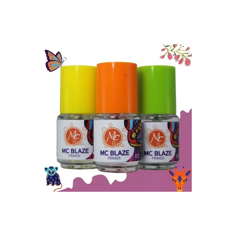 Primer Adherente Extra Fuerte. Uñas Acrílico Blaze. Mc Nails
