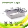 Diplastible Disposable Aluminum Pans with Lids | 10 pack 1-Dinner