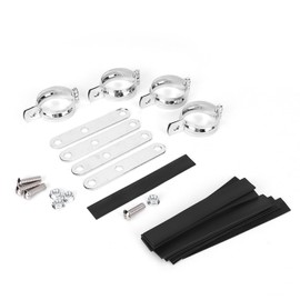 Retro Headlight Bracket Fork Mounting Clamp Universal Accessory Fit for Honda51‑61mm