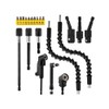 21Pcs Right Angle Drill Attachment Set Include 2Pcs Flexible Drill