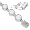 Jesco Lighting KIT-RZ-T18-RD3-30-SV Radianz 3-Light Dimmable Round LED Track Lighting