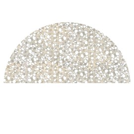 Autotech Park Precut Arched Window Film, Pebble Design, Self Static Adhesive Cling, 28 inch Diameter