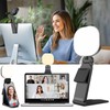 Desk Ring Light with Stand, Laptop Selfie Ring Light with