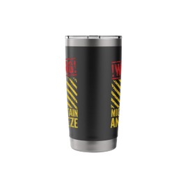 Car Mechanics Might Contain Antifreeze Label, Funny Mechanic Stainless Steel Insulated Tumbler