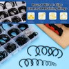 Glarks 322pcs GB895.1 65Mn Metric 14 Sizes 7MM to 30MM