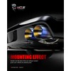 MZS Exhaust Tip, Stainless Steel 2.5" Inlet 3.5" Outlet 9.5"