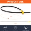 CXWXC Zip Tie Lock - 4-Digit Combo Cable Locks for