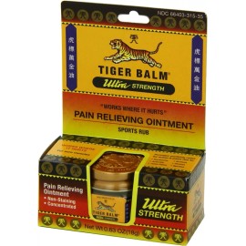 TIGER BALM Ultra OINTMENT EXTRA STRENGTH Works Where It Hurts 18 GM
