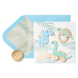 Papyrus Dinosaur Baby Shower Card for Boy (RAWRSOME)