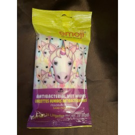 Emoji New Emoji Wipes for Kids - Travel 3 Pack - 48 Wipes Total 🦄